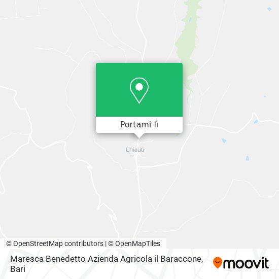 Mappa Maresca Benedetto Azienda Agricola il Baraccone