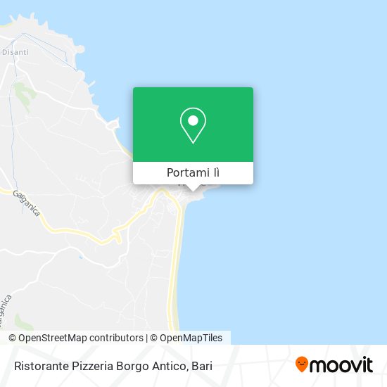 Mappa Ristorante Pizzeria Borgo Antico
