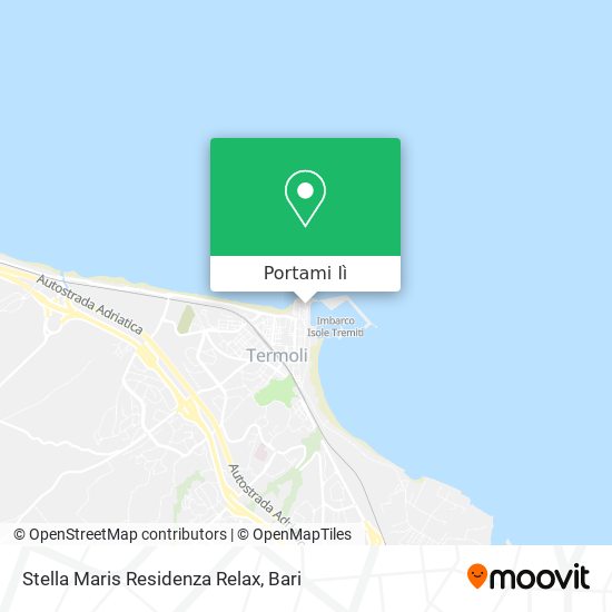 Mappa Stella Maris Residenza Relax