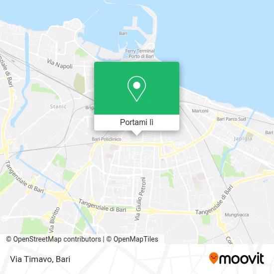 Mappa Via Timavo