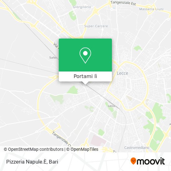 Mappa Pizzeria Napule.È