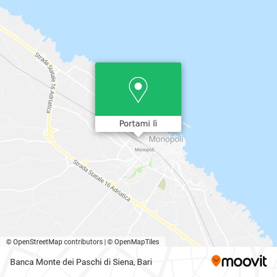 Mappa Banca Monte dei Paschi di Siena