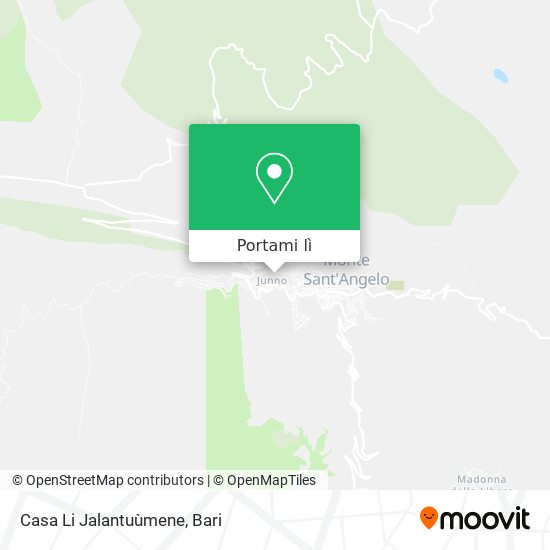 Mappa Casa Li Jalantuùmene