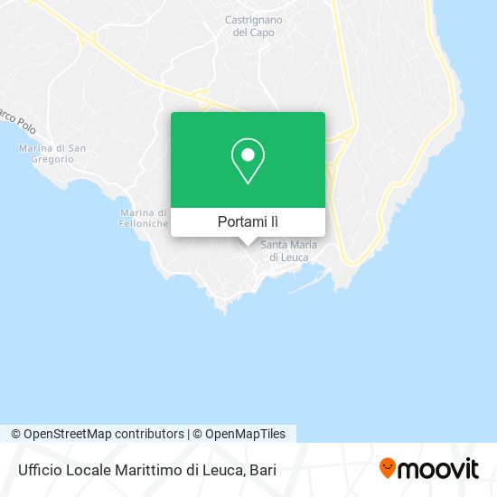 Mappa Ufficio Locale Marittimo di Leuca