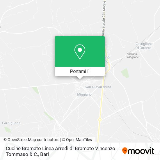 Mappa Cucine Bramato Linea Arredi di Bramato Vincenzo Tommaso & C.