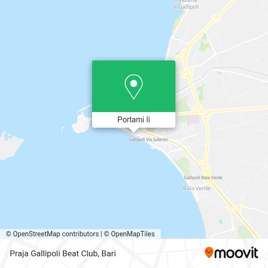 Mappa Praja Gallipoli Beat Club