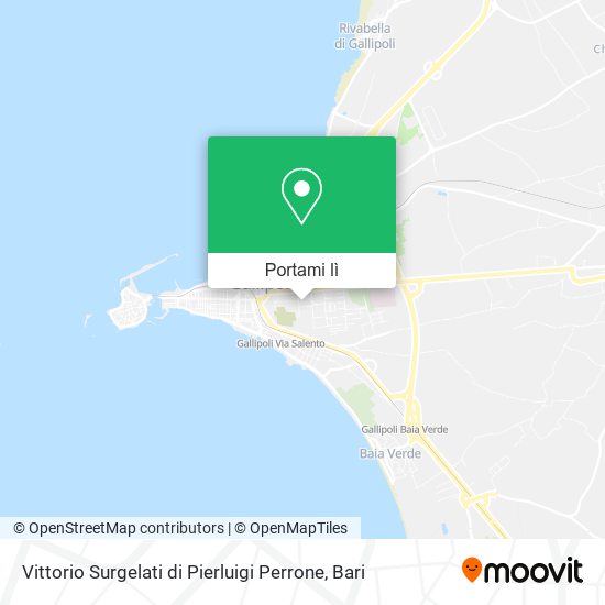 Mappa Vittorio Surgelati di Pierluigi Perrone