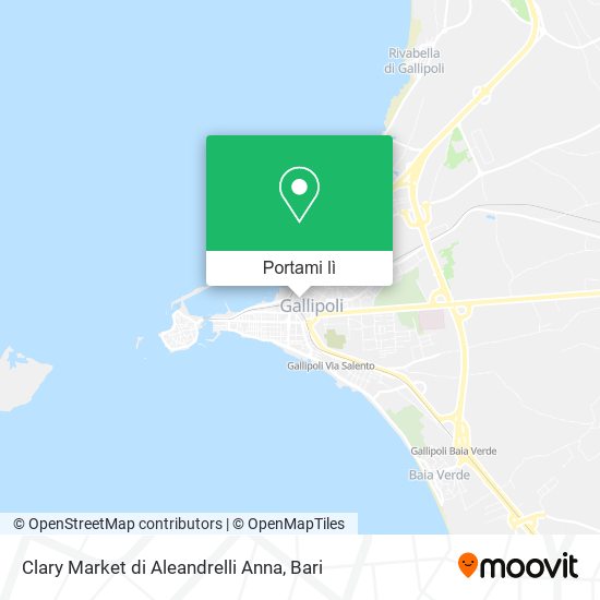 Mappa Clary Market di Aleandrelli Anna