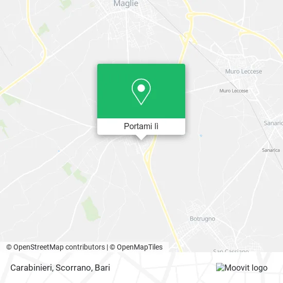 Mappa Carabinieri, Scorrano