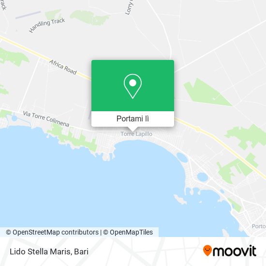 Mappa Lido Stella Maris