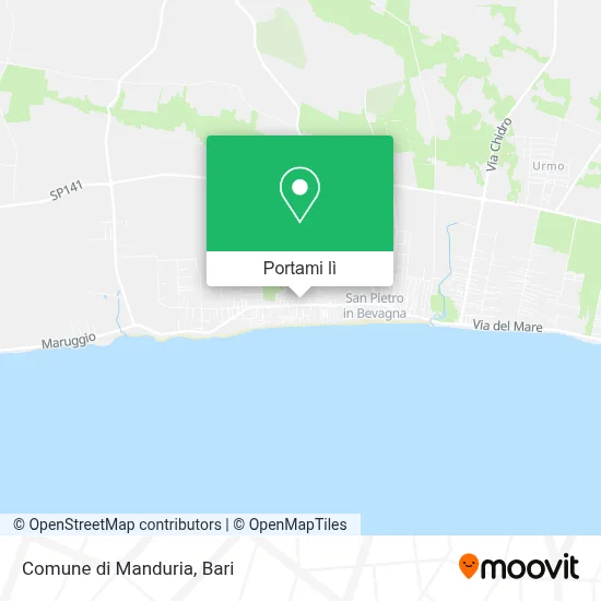 Mappa Comune di Manduria