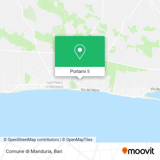 Mappa Comune di Manduria