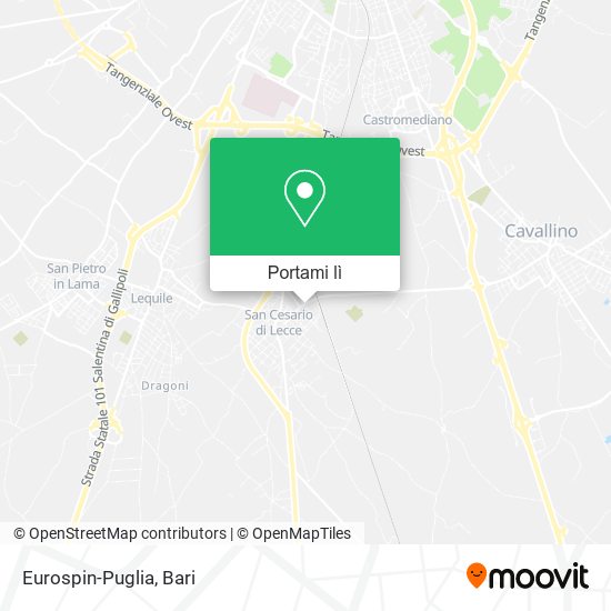 Mappa Eurospin-Puglia