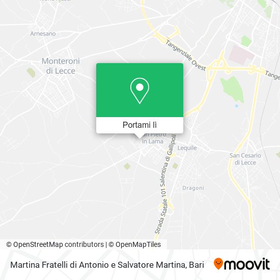 Mappa Martina Fratelli di Antonio e Salvatore Martina