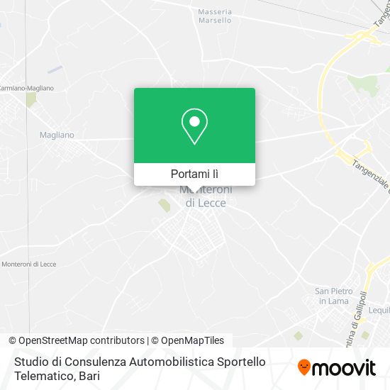 Mappa Studio di Consulenza Automobilistica Sportello Telematico