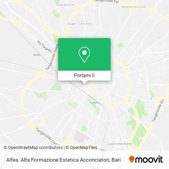 Mappa Alfea. Alta Formazione Estetica Acconciatori