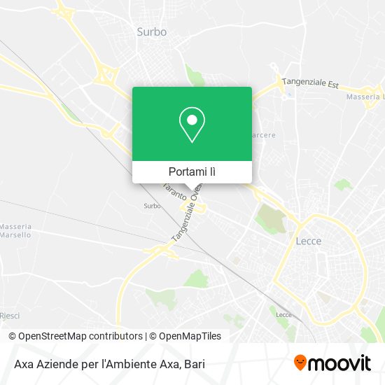 Mappa Axa Aziende per l'Ambiente Axa