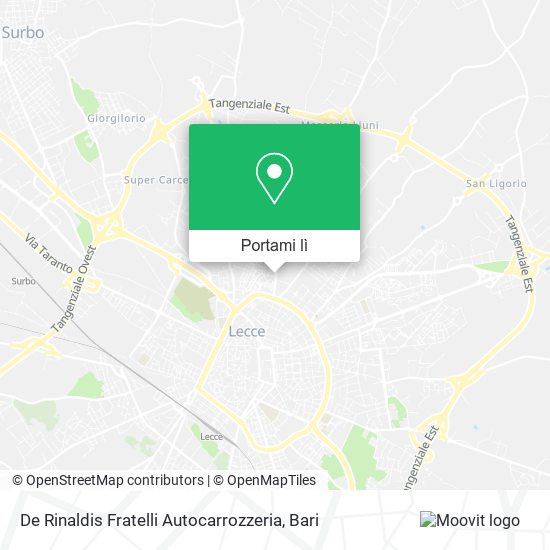 Mappa De Rinaldis Fratelli Autocarrozzeria