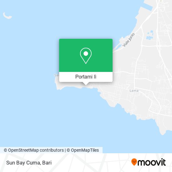 Mappa Sun Bay Cuma