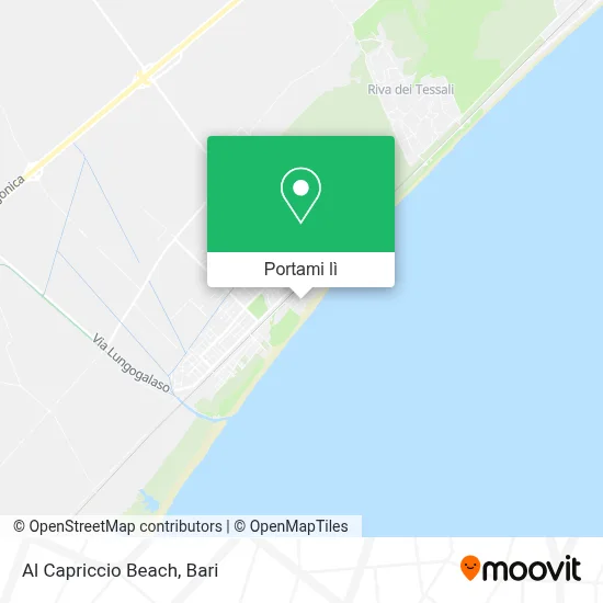 Mappa Al Capriccio Beach