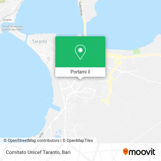 Mappa Comitato Unicef Taranto