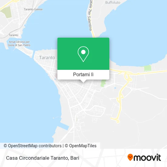 Mappa Casa Circondariale Taranto