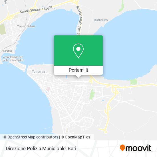 Mappa Direzione Polizia Municipale