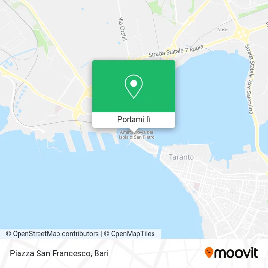 Mappa Piazza San Francesco