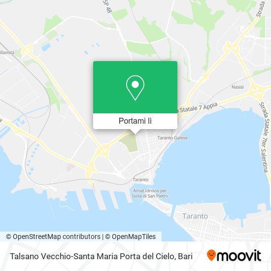 Mappa Talsano Vecchio-Santa Maria Porta del Cielo