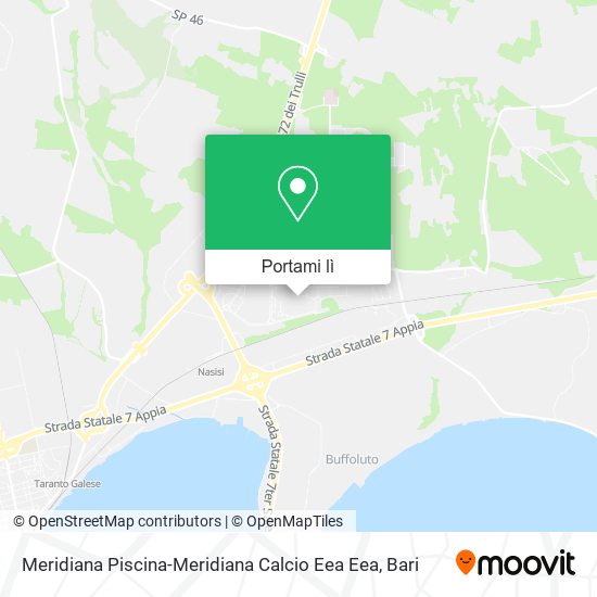 Mappa Meridiana Piscina-Meridiana Calcio Eea Eea