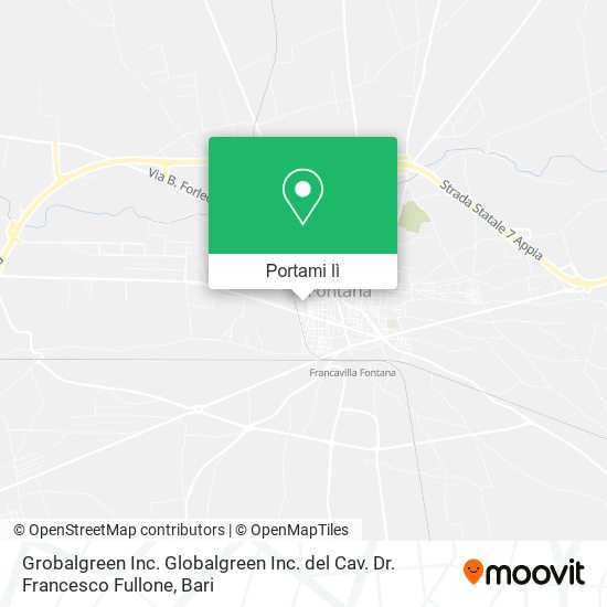 Mappa Grobalgreen Inc. Globalgreen Inc. del Cav. Dr. Francesco Fullone