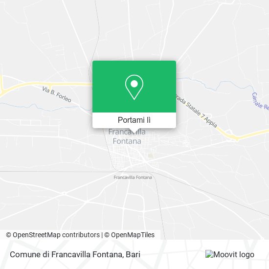 Mappa Comune di Francavilla Fontana