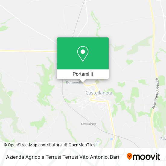 Mappa Azienda Agricola Terrusi Terrusi Vito Antonio