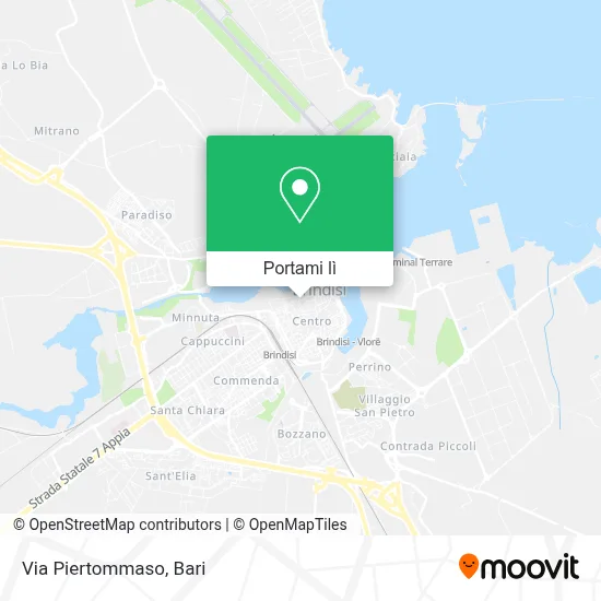 Mappa Via Piertommaso