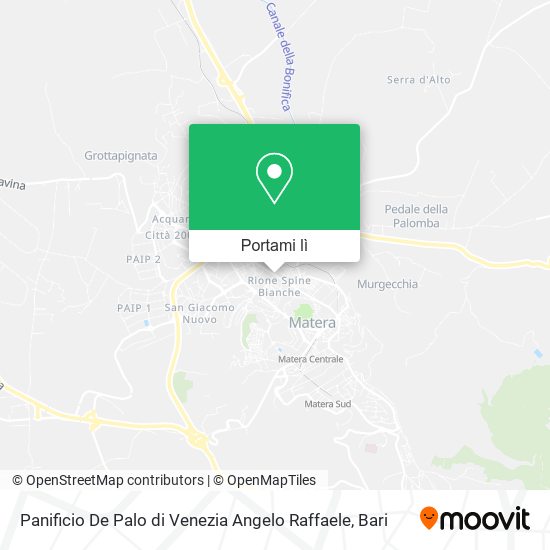 Mappa Panificio De Palo di Venezia Angelo Raffaele