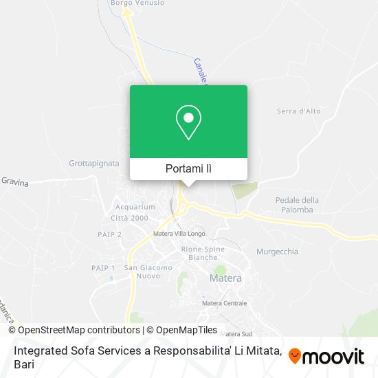 Mappa Integrated Sofa Services a Responsabilita' Li Mitata