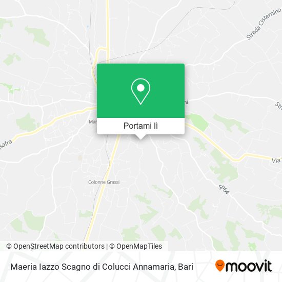 Mappa Maeria Iazzo Scagno di Colucci Annamaria