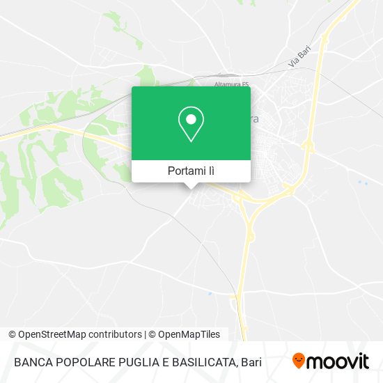 Mappa BANCA POPOLARE PUGLIA E BASILICATA