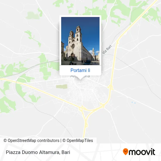 Mappa Piazza Duomo Altamura