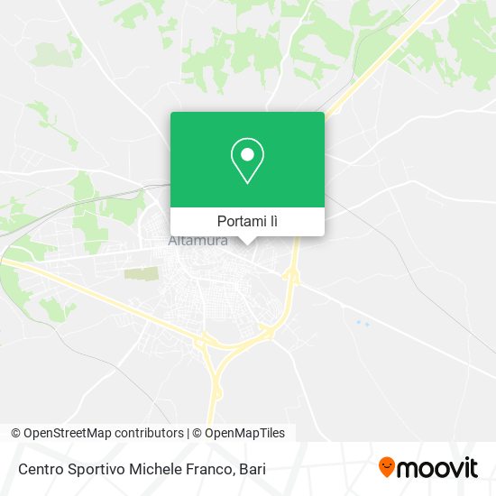 Mappa Centro Sportivo Michele Franco