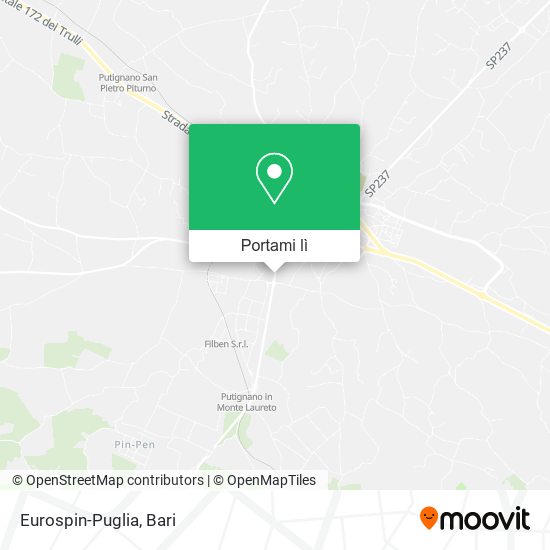 Mappa Eurospin-Puglia