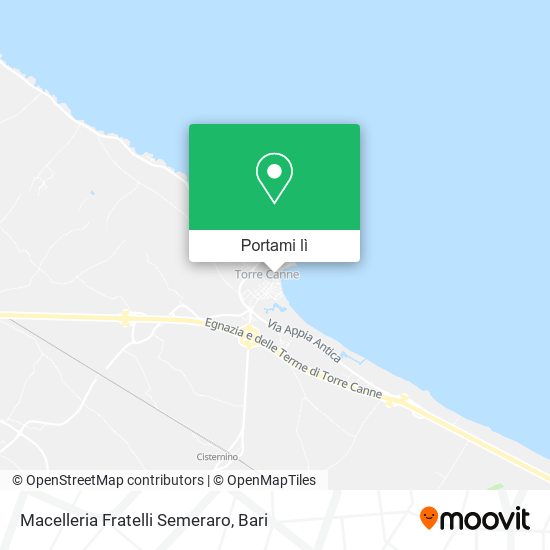 Mappa Macelleria Fratelli Semeraro