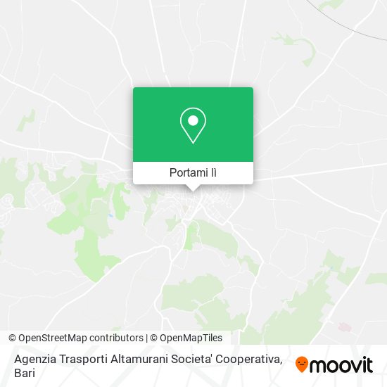 Mappa Agenzia Trasporti Altamurani Societa' Cooperativa
