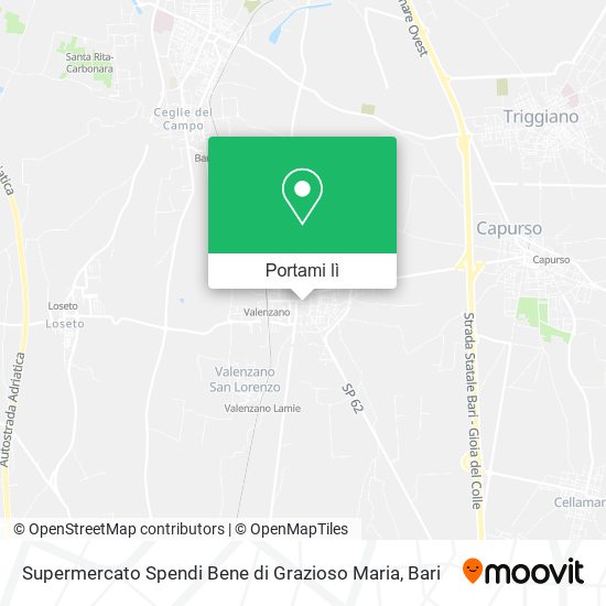 Mappa Supermercato Spendi Bene di Grazioso Maria