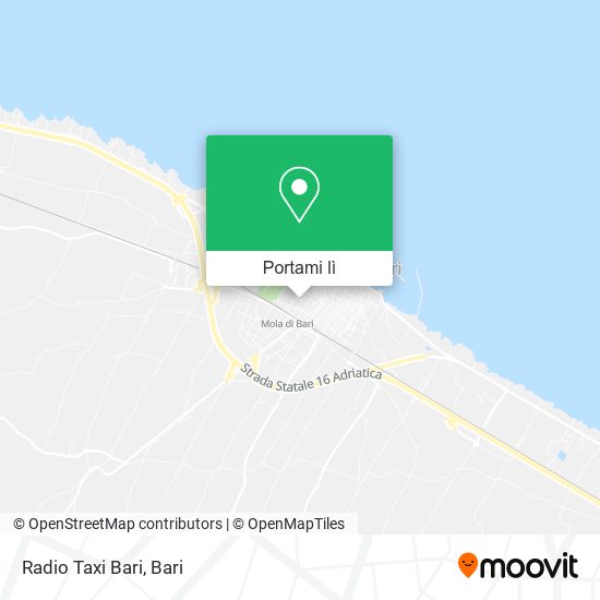 Mappa Radio Taxi Bari