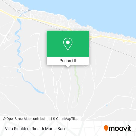 Mappa Villa Rinaldi di Rinaldi Maria