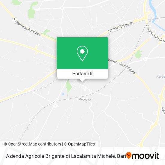 Mappa Azienda Agricola Brigante di Lacalamita Michele
