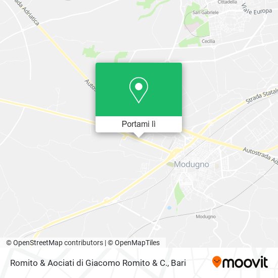 Mappa Romito & Aociati di Giacomo Romito & C.
