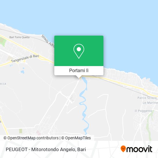 Mappa PEUGEOT - Mitorotondo Angelo