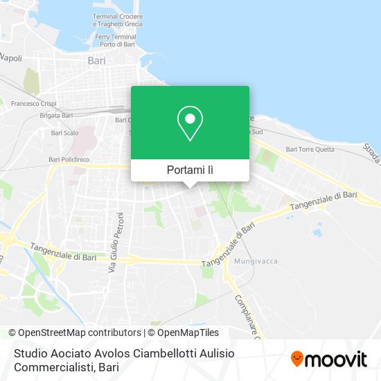 Mappa Studio Aociato Avolos Ciambellotti Aulisio Commercialisti